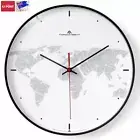 Modern Design Home Decoration World Map Wall Clock Gift 30*30cm Quartz Clock