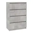 Sideboard Concrete Grey 60X35 Cm Chipboard