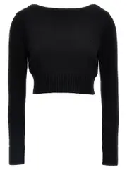 [Max Mara] Max Mara-Angri Maglioni Nero-Donna M