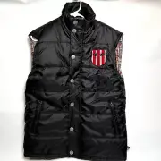 Paul Frank Puffer Vest Mens Size Small Black Plaid Lining New With Tags