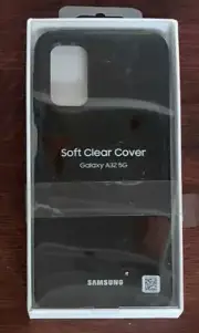 new Samsung Galaxy A32 Soft Clear Case, Black