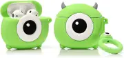 Airpods Silicone Case Cool Cover Compatible for Apple Airpods 1&2 [Cartoon Series][Designed for Kids Girl and Boys] (Mike)