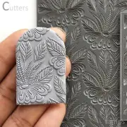 BLOOM Texture Mat for Polymer clay | Flexible Texture Stamp |