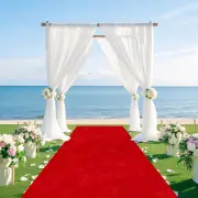 Red Carpet Runner for Party Wedding Aisle Decorations 4Ftx15Ft Aisle Runners for