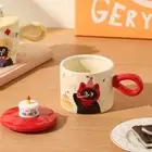 Drinkware Breakfast Mug Handmade Ceramic Couple Cup Kitchen Acceesories