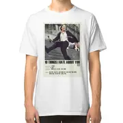 10 Things I Hate About You Alternative Poster Art Movie Large (3) T-shirt