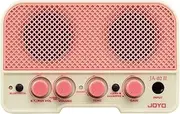 JOYO JA-02 II Combo Guitar Amplifier Bluetooth 5.0 5W Recharging Small Mini Practice Headphone Guitar Amp with Clean and Overdrive Channels, Pink