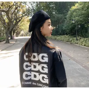 【ToMo】  Comme Des Garcons CDG Jacket  背後文字教練外套風衣夾克