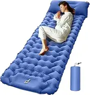 Inflatable Camping Pad - Backpacking Sleep Mat | Self-Inflating Airbed Mattress Compact Portable for Camping Travel Backpacking Hiking Tent