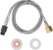 CO2 Refill Adapter, Soda Tank Connector, Cylinder Fill Hose Kit CGA320 for Carbonated Beverage Machines