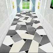 Hallway Runner Rug with Non-Slip Backing, Long Corridor Carpet for Kitchen, Hall, Stairs,1.2m x 3m