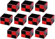 Shokado Set of 10, 4 Size, 2-Tier Black Ichi Aku Matsunai Bento Box with T-Shaped Dividers