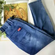 NWT Seed Heritage Kids Carrot Shape Blue Denim Jeans size 8