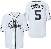 [luqiaomaoyi] Mens Sandlot #5 Michael Squints #11 Alan Yeah-Yeah Fashion Movie Baseball Jersey Stitched S-3XL