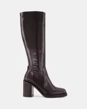 Shelly Shen Cassidy/Dark Brown Womens Boots 39