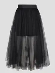 [Ada Sorrentino] Ada Sorrentino-Midi Skirts Nero-Donna 44