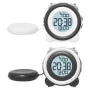 Electronic Alarm Clock With Wake Up Super Loud Vibrating For Busy Prof