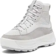 Sorel Ona 503 mid platform sneaker "moonstone" size 8 women, WHITE leather