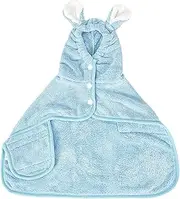 Dog Drying Coat Bathrobe Towel | Dog Drying Towel After Bath - Super Absorbent Dog Towels Bath Robe for Drying for Cats, Small, Medium