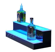 26" LED BAR SHELF, Two Step, Liquor Bottle Shelves, Bottle Display Shelving rack