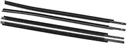 Jodriva Window Door Seals Car Side Door Weatherstrips Glass Sealing Weather Strips, for Toyota, for Tundra, for Crew, for Max 2007-2018 Car Door Weather Strip