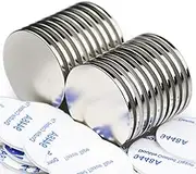 Powerful Disc Neodymium Magnets (20 Pack) - 1.26" D x 0.08" H