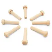 Wood Axle Pegs 1-1/4-inch Pack of 100 Mini Wooden Peg for Wood Train Craft Fi...