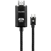 Valore AV09 USB-C to HDMI Cable - 2m - Black [AV09]