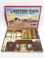 C & B Western Town Miniature Motion Picture Playset Complete 291BC506