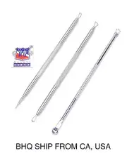 3pcs Extractor Acne Remover Tool Pimple Comedone Blackhead Blemishes