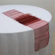 15 Burgundy Organza table runner wedding birthday party dining table decoration
