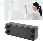 Retractable Clothesline Indoor and Outdoor, Adjustable Clothes Line Retracting Indoor, Double Clothes Lines, Stainless Steel Double Laundry Line, 13.8 Feets, for Hotels,