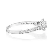 Luminesce Lab Grown 9ct White Gold 3/4 Carat Diamond Ring, M