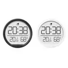 Digital Alarm Clock,Electronic Desktop Clock with Temperature Humidity Time