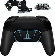 eXtremeRate Back Buttons Attachment for Nintendo Switch Pro Controller, Black Back Paddles Programable RISE4 Remap Kit for Switch Pro Controller - Controller NOT Included