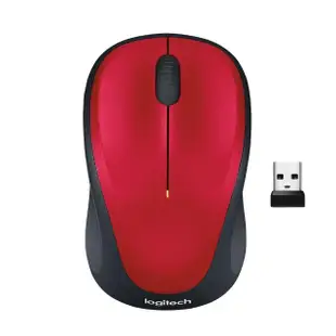 【Logitech 羅技】M235n 無線滑鼠 紅色