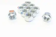 (5) OPEN END ACORN 12x1.5 CHROME WHEEL LUG NUTS SHORT .55" HEIGHT HONDA TOYOTA