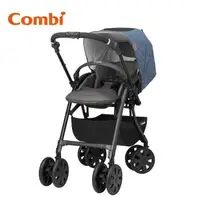 在飛比找森森購物網優惠-日本 Combi Crossgo 嬰兒手推車 華麗黑/晶瓷灰