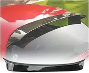 Compatible for Mazda MX5 NA 1989-1999 Miata FRP Fiber Glass Unpainted +Carbon Fiber Car Roof Spoiler Rear Window Wing(Bright Black)