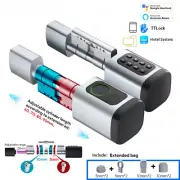 Adjustable APP Fingerprint Password Digital RFID Card Cylinder Smart Door Lock