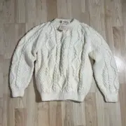 NONIA Cream Children's Fortune Bay Chunky Pullover 100% Wool Handmade NWT Size 6