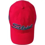 NEW TITLEIST Men's Tour Tech Fashion Adjustable Golf Cap/Hat-Red/Blue