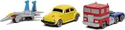 [Jada] Toys Nano Hollywood Rides Transformers NV-4 Die-Cast Collectible Vehicle (3 Pack) - New, Sealed