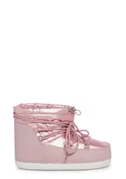 [Public Desire] Zuri Metallic Snow Ankle Boots - Pink