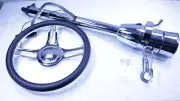 For 1955-59 Chevy Tilt Automatic Shift Steering Column W/ 9 Hole Adapter Wheel