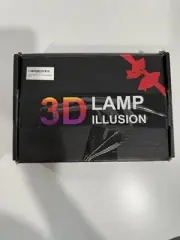 Dinosaur 3D Illusion Lamp Night Light 3 Dinosaurs 16 Colors With Remote