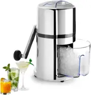 Manual Ice Crusher With，Ice Crusher ，Manual Rotary Ice Crusher，Crushes Ice to Yo