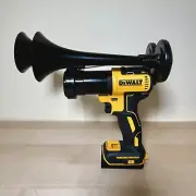 Dewalt Impact Drill Train Horn 20v - Double Trumpet - Compressor Driven Loud