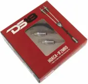 DS18 HQRCA-1F2M RCA Car Audio Y Adapter Cable 1 Female 2 Male Jack Splitter Red