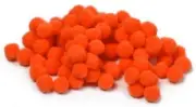 Pepperell Craft Pom Pom Puffs Orange 1 Inch